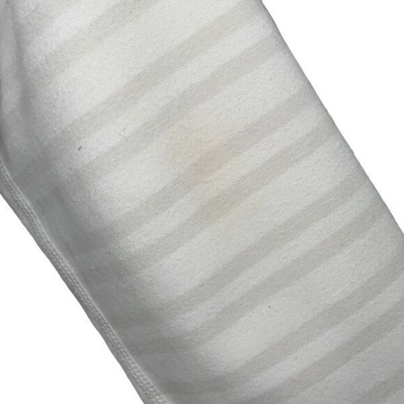 Lululemon Womens Twin Stripe Nimbus Full Zip Blissed Out Jacket White Gray Small - Picture 6 of 8